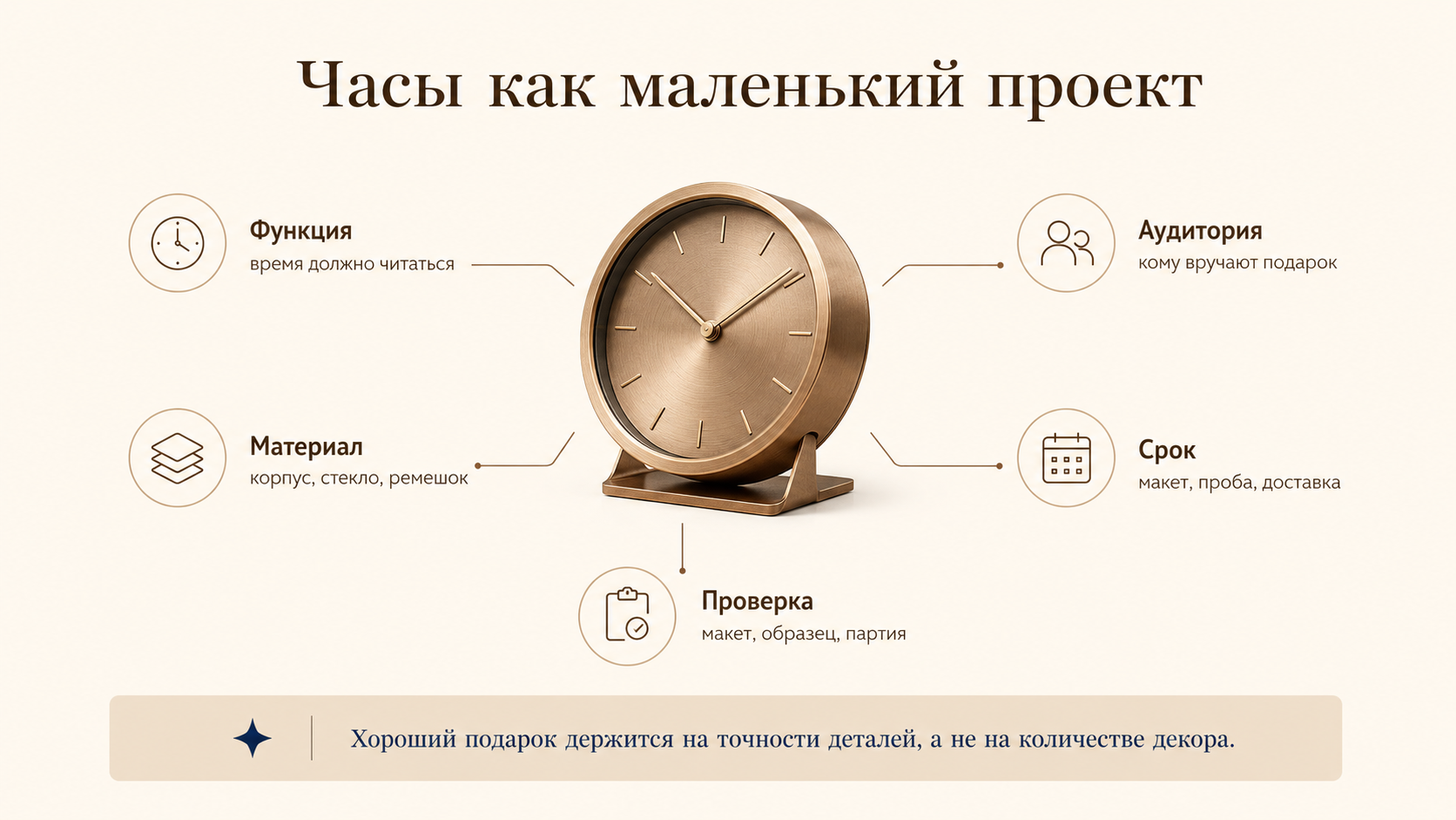 Часы и проектное мышление